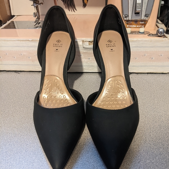 Call it spring Black heels, size 7.5 - Picture 3 of 10